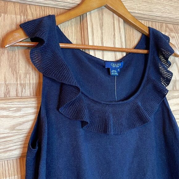 CHAPS Summer Sweater Tank Top Barbados *NWT* - Picture 5 of 10